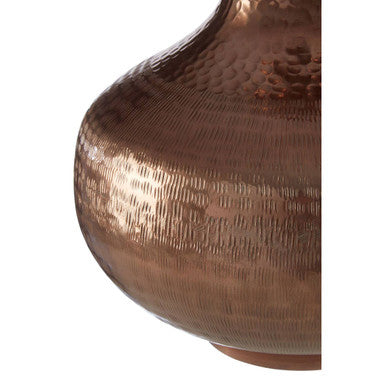 Bottle Vase in Metallic Aluminium