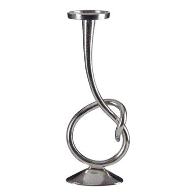 Kensington Townhouse Twist Nickel Candle Holder
