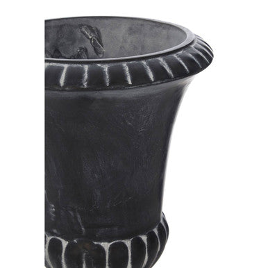 Grey Planter with White Highlights