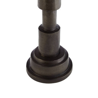 Large Matte Black Candle Holder