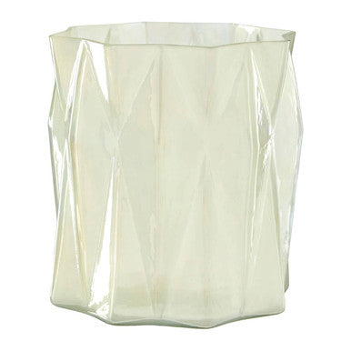 Small Iridescent Glass Candle Holder