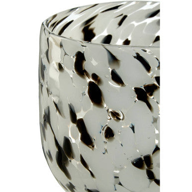 Speckled Grey Glass Planter