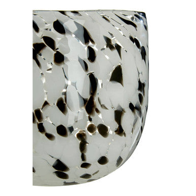 Speckled Grey Glass Planter