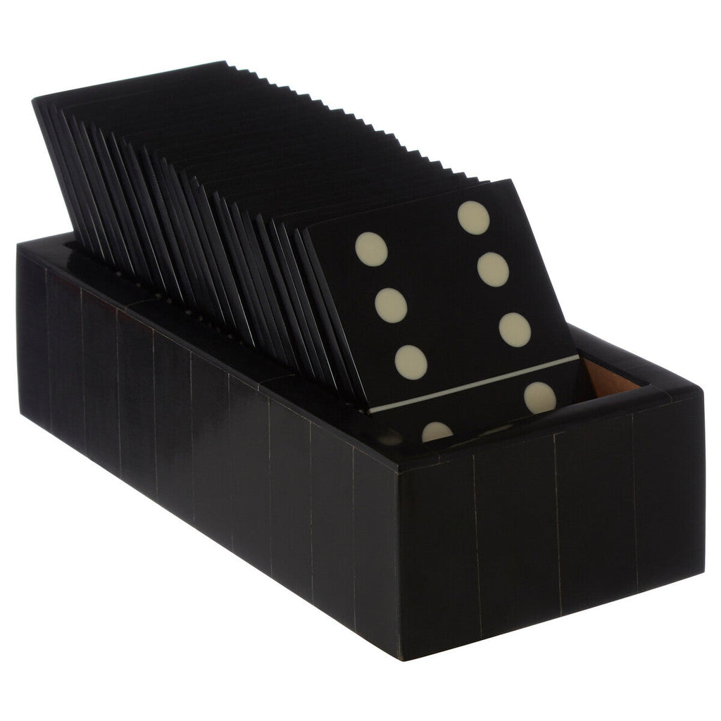 Black Domino Set with Case