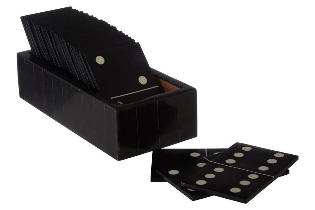 Black Domino Set with Case