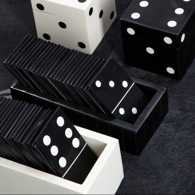 Black Domino Set with Case