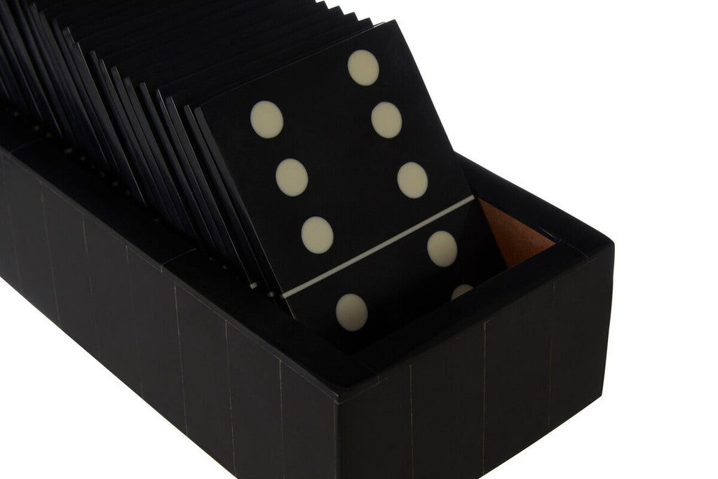 Black Domino Set with Case