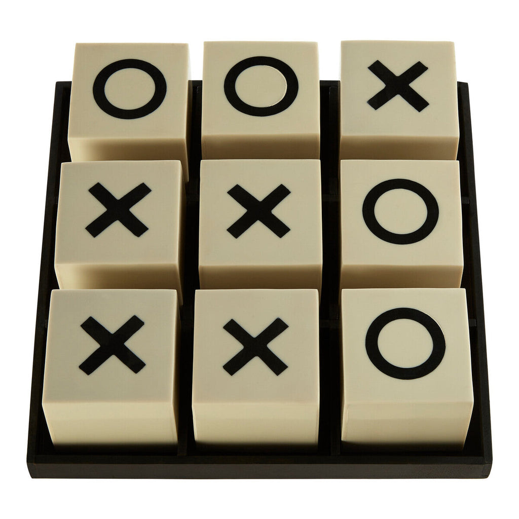 Large White and Black Noughts and Crosses Game