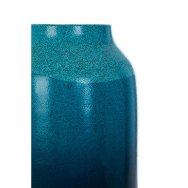Blue and White Earthenware Vase