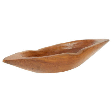 Medium Boat Dish in Teak Wood