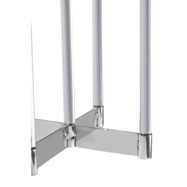 Silver Five Sconce Candelabra