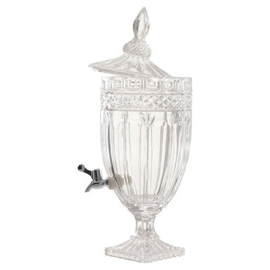 Large Drinks Dispenser with Textured Glass