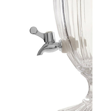 Large Drinks Dispenser with Textured Glass
