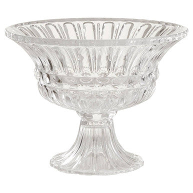 Footed Vase with Wide Lip