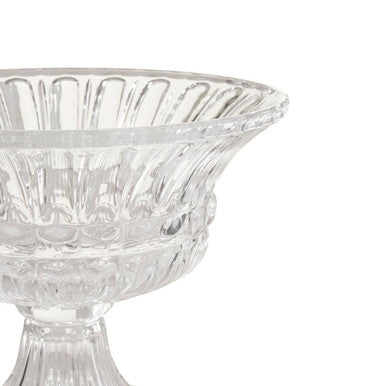 Footed Vase with Wide Lip