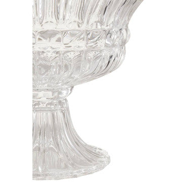 Footed Vase with Wide Lip