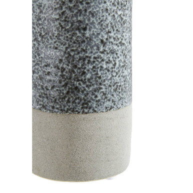 Grey Speckled Cylindrical Vase