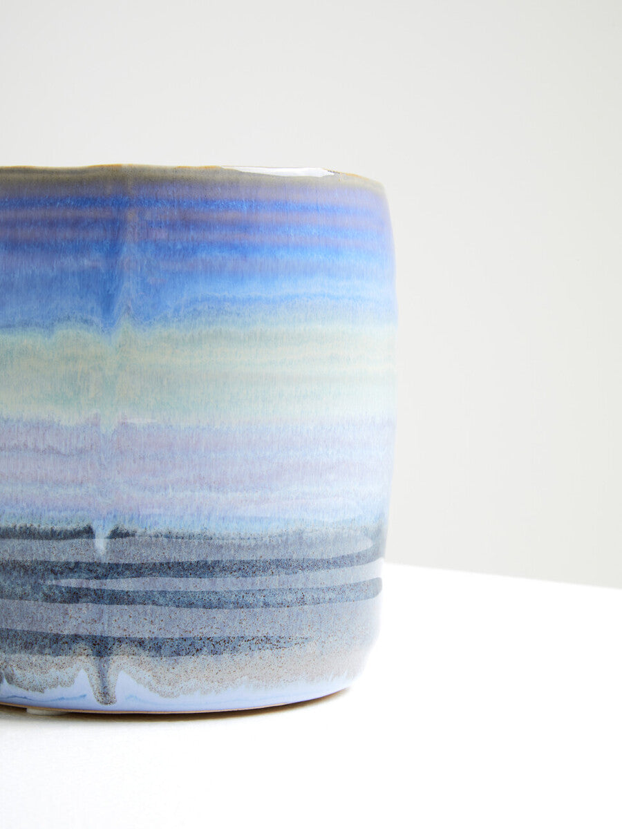 Gradient Blue Small Planter