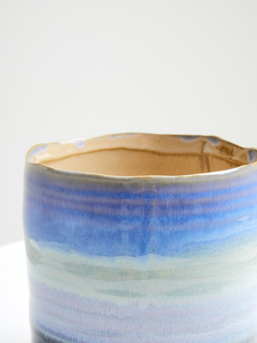Gradient Blue Small Planter