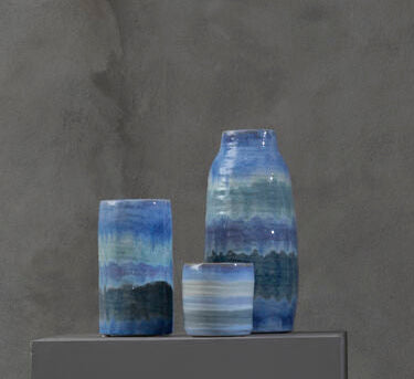 Gradient Blue Small Planter
