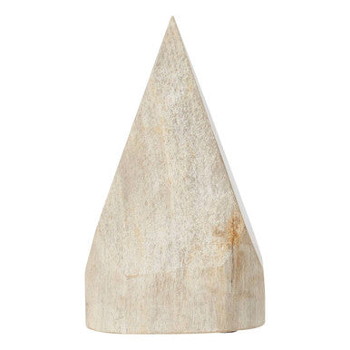 Petrified Wood Pyramid Sculpture