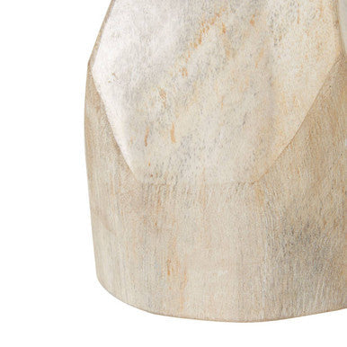 Petrified Wood Pyramid Sculpture