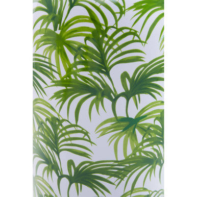 Small Botanic Jar in Green and White