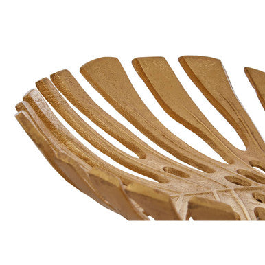 Small Gold Leaf Dish Monstera Design