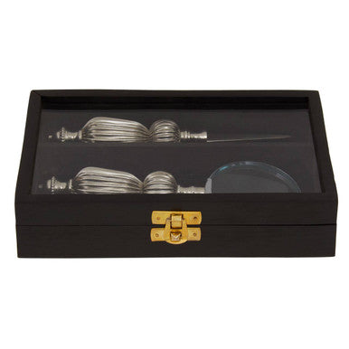 Magnifying Glass and Letter Opener Set with Box