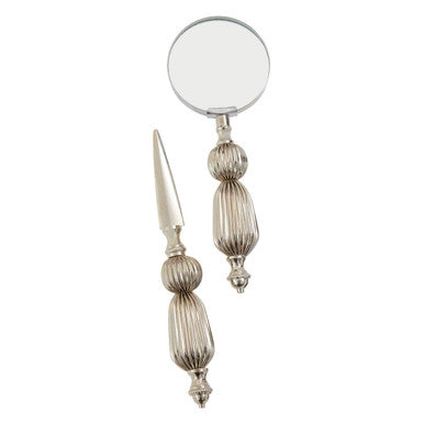 Magnifying Glass and Letter Opener Set with Box