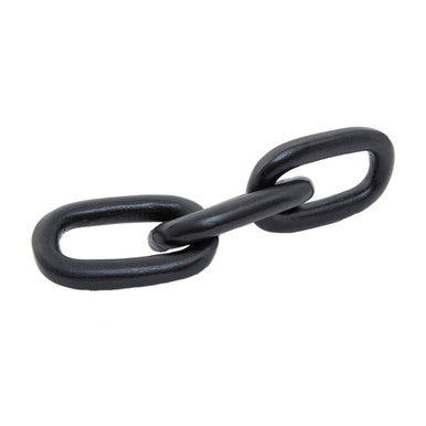 Large Black Aluminium Chain Sculpture