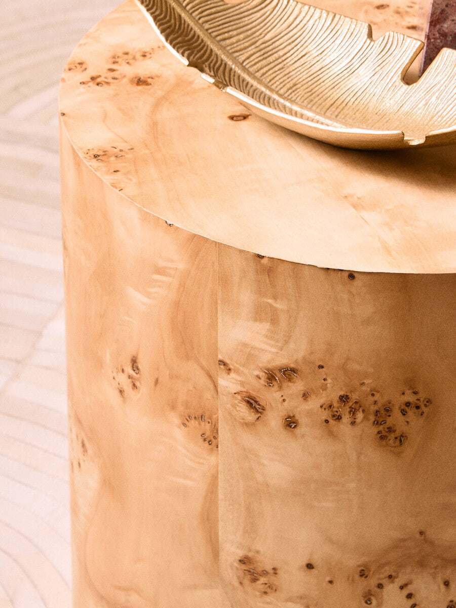 Gold Curved Leaf Dish