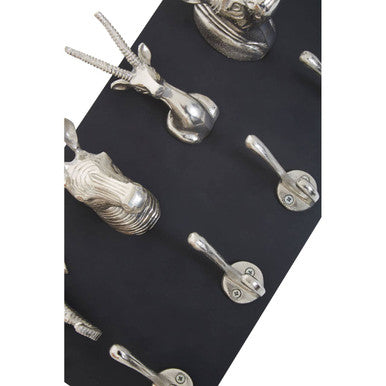 Safari Animal 5 Hook Wall Hanger
