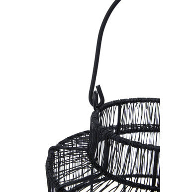 Small Black Wire Lantern