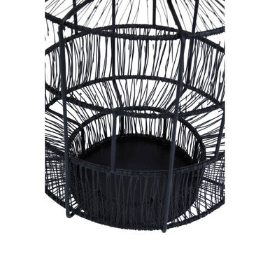 Small Black Wire Lantern