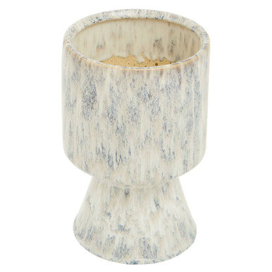 Large Geometric Planter in Beige