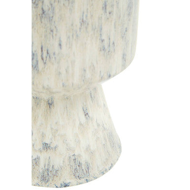 Large Geometric Planter in Beige
