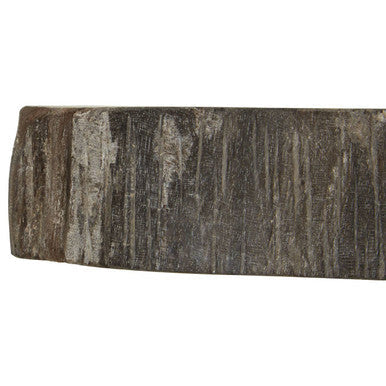 Petrified Wood Tealight Holder for Two
