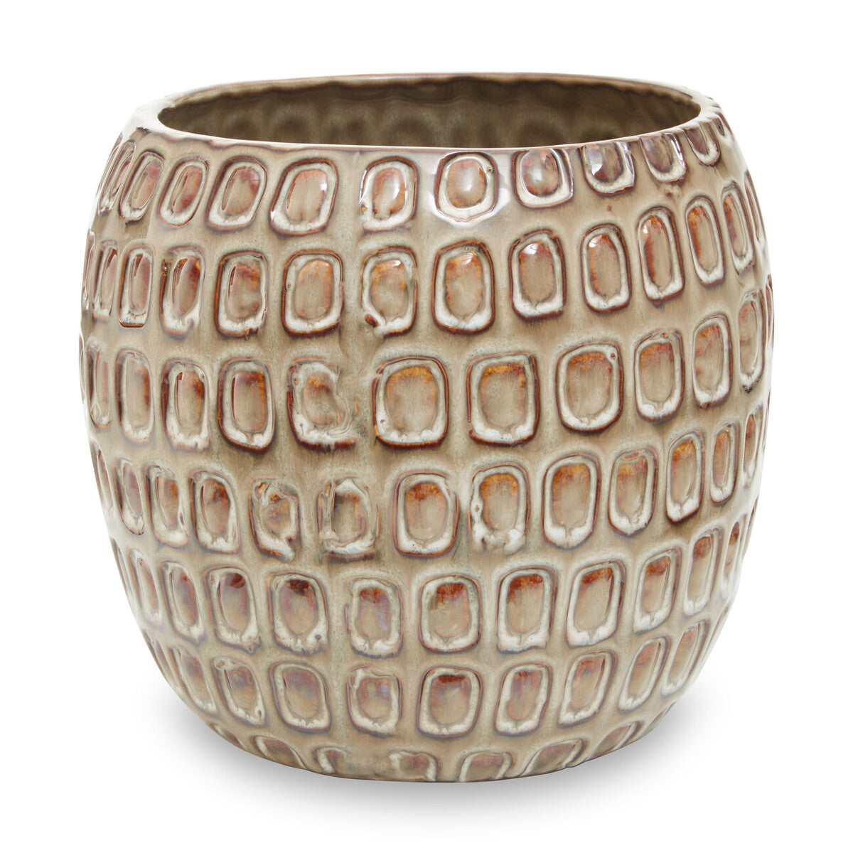 Large Ceramic Planter in Cream