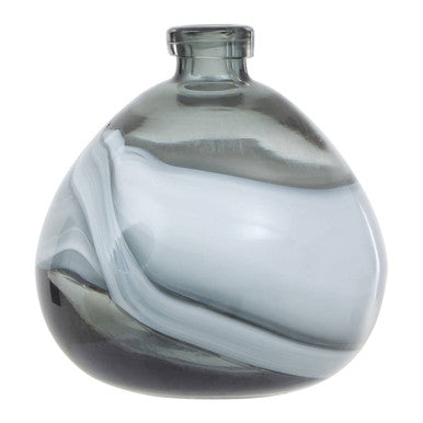 Small Grey Bottle Vase