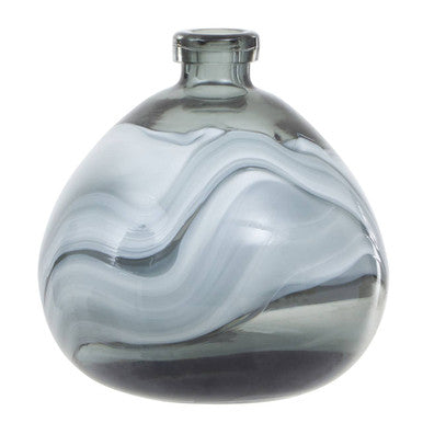 Small Grey Bottle Vase