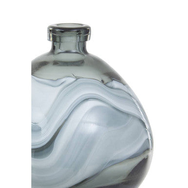 Small Grey Bottle Vase
