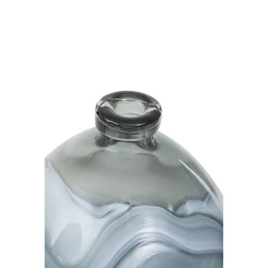 Small Grey Bottle Vase