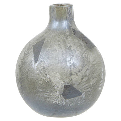 Small Metallic Effect Bottle Vase