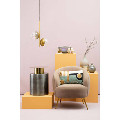 Small Metallic Effect Bottle Vase