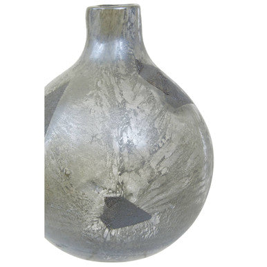 Small Metallic Effect Bottle Vase