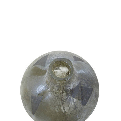 Small Metallic Effect Bottle Vase