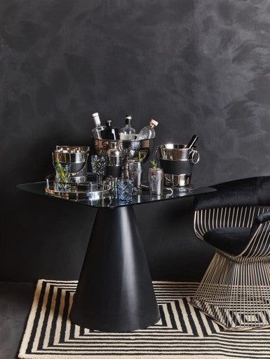 Silver Hammered Champagne Bowl
