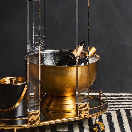 Gold Finish Champagne Bowl