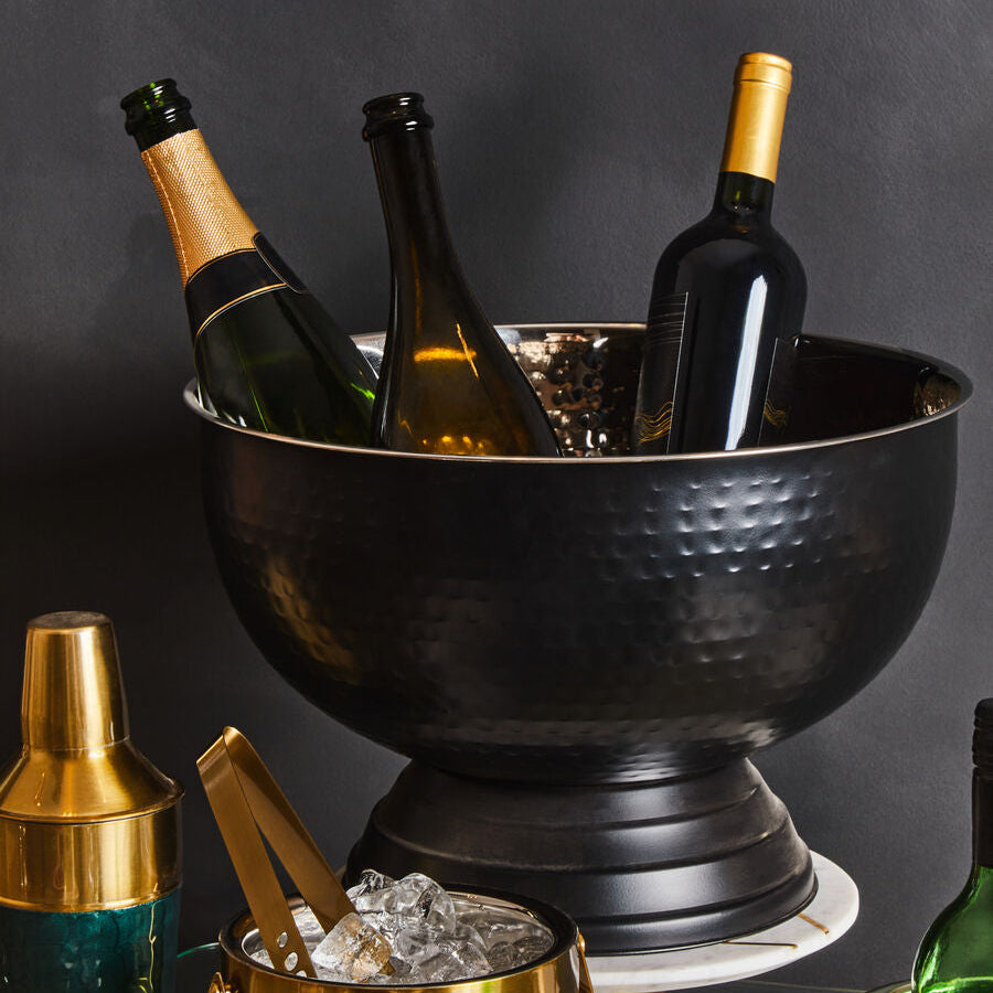 Black Finish Champagne Bowl